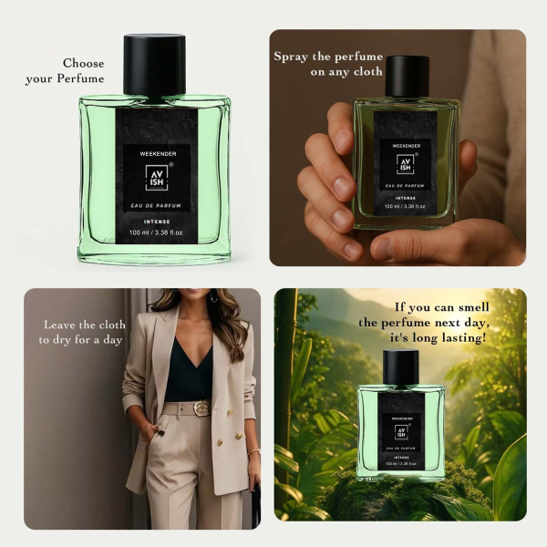 AVISH FRAGRANCE Weekender Premium Unisex Perfume (100ML, Pack of 1) - Image 4