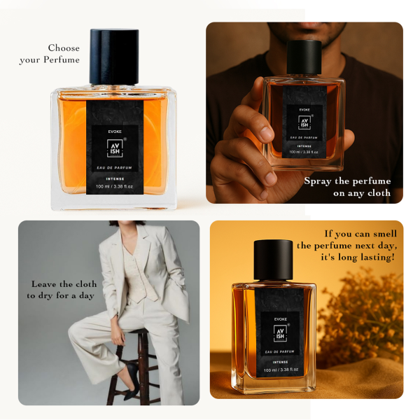 AVISH FRAGRANCE Evoke Premium Unisex Perfume (100ML, Pack of 1) - Image 4