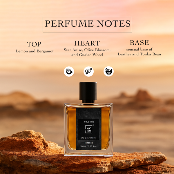 AVISH FRAGRANCE 100ML Unisex Perfume (GOLD MINE, Pack of 1) - Image 3